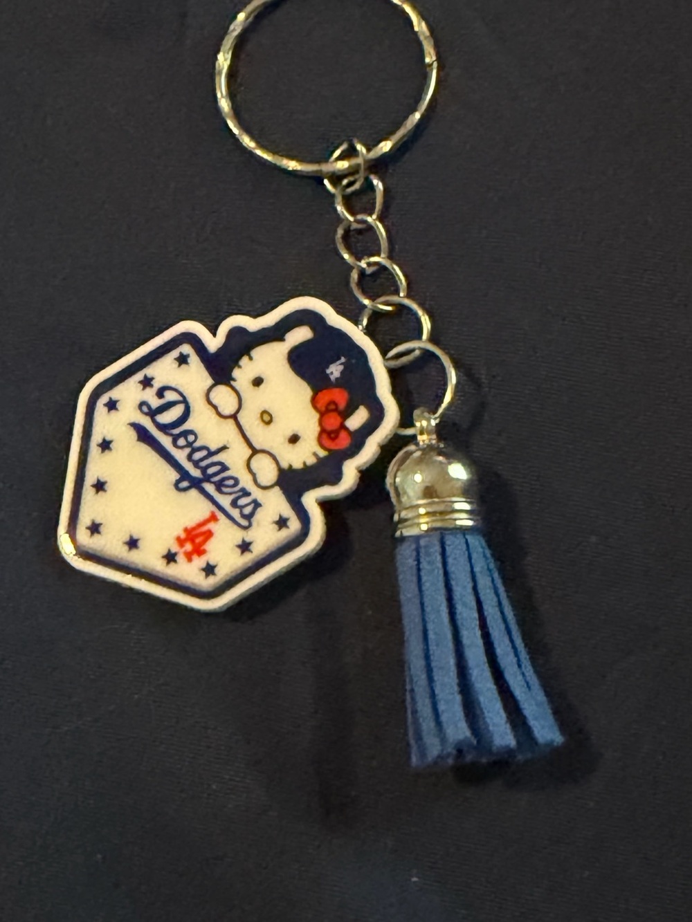 Hello Kitty x Blue Tassel Keychain